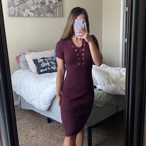 Maroon dress